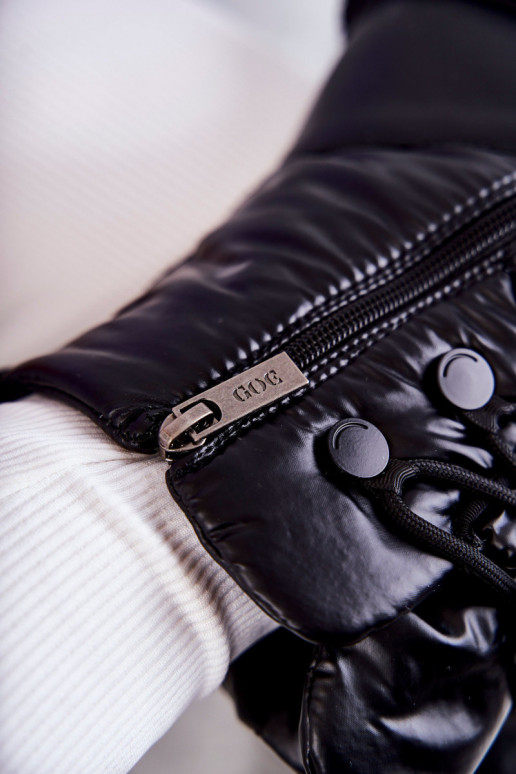  sniego batai su raišteliais GOE KK2N4017 Juodos spalvos