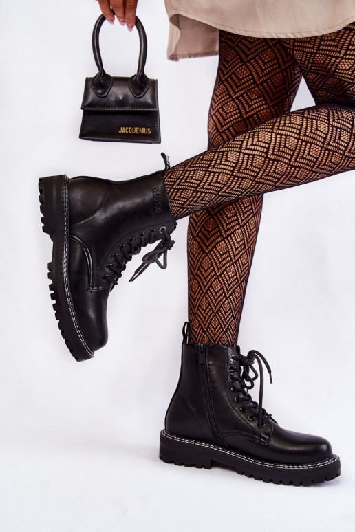  Aulinukai su platforma Big Star KK274538 Juodos spalvos