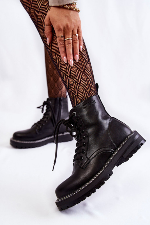  Aulinukai su platforma Big Star KK274538 Juodos spalvos