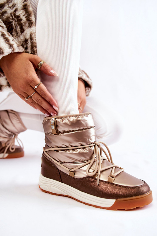  sniego batai Memory Foam Big Star KK274276 aukso-rudos spalvos