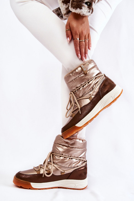  sniego batai Memory Foam Big Star KK274276 aukso-rudos spalvos