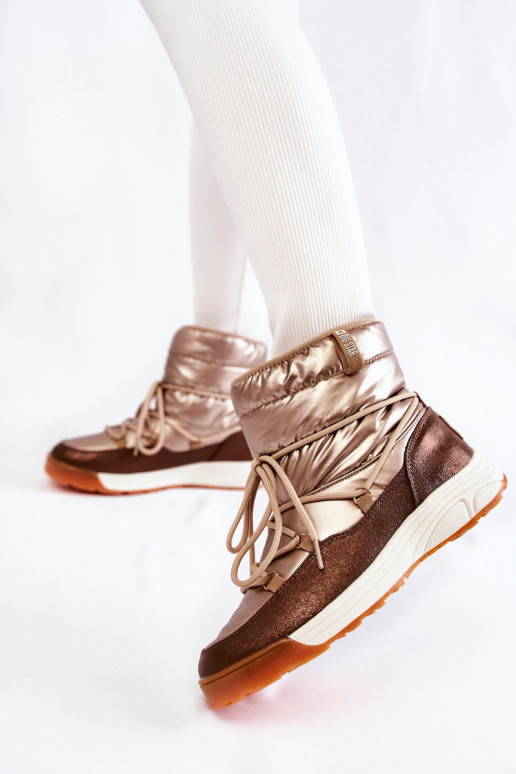  sniego batai Memory Foam Big Star KK274276 aukso-rudos spalvos