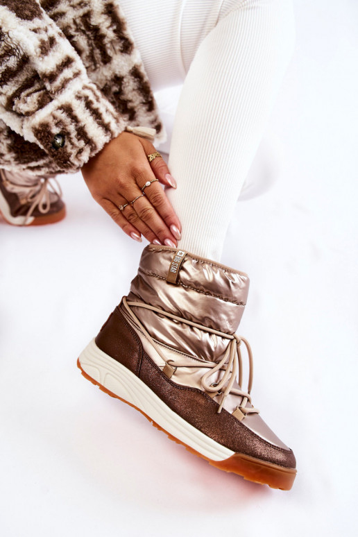  sniego batai Memory Foam Big Star KK274276 aukso-rudos spalvos