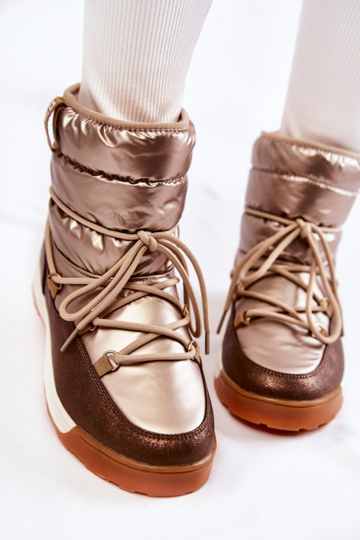  sniego batai Memory Foam Big Star KK274276 aukso-rudos spalvos