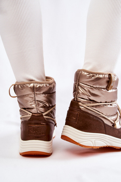  sniego batai Memory Foam Big Star KK274276 aukso-rudos spalvos