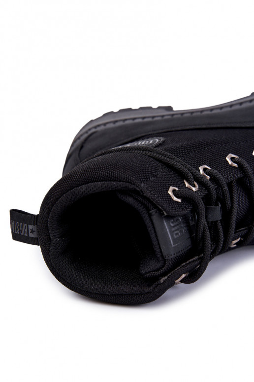  Aulinukai batai Memory Foam Big Star KK174206 Juodos spalvos