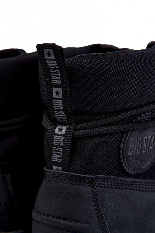  Aulinukai batai Memory Foam Big Star KK174206 Juodos spalvos