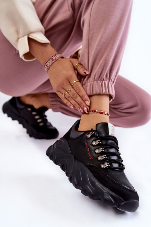   modelio batai su platforma Cross  KK2R4073C Juodos spalvos