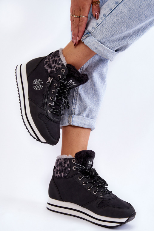  Aulinukai pašiltinti Lee Cooper LCJ-22-31-1448 Juodos spalvos