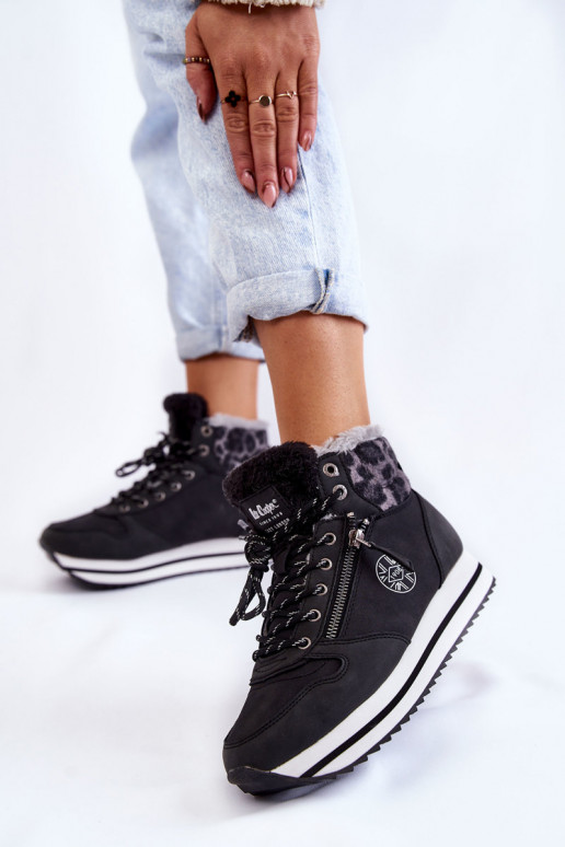  Aulinukai pašiltinti Lee Cooper LCJ-22-31-1448 Juodos spalvos