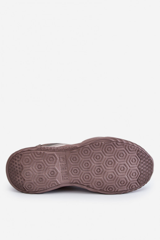 Vyriški laisvalaikio stiliaus batai Memory Foam System Big Star LL174151 smėlio spalvos