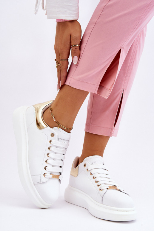  sportiniai bateliai GOE LL2N4011 Baltos-aukso spalvos