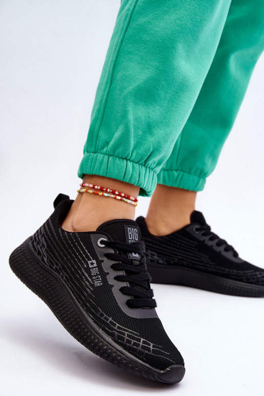   sportiniai bateliai Memory Foam System Big Star LL274662 Juodos spalvos