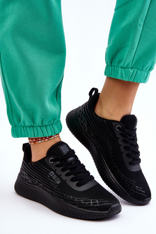   sportiniai bateliai Memory Foam System Big Star LL274662 Juodos spalvos