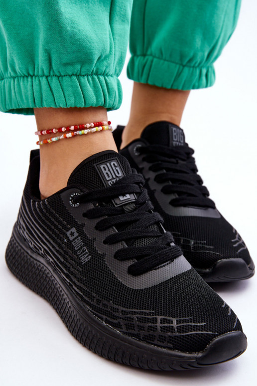   sportiniai bateliai Memory Foam System Big Star LL274662 Juodos spalvos