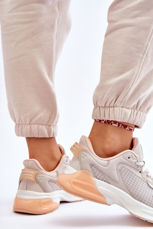 Patogūs sportbačiai Memory Foam System Big Star LL274336 smėlio spalvos