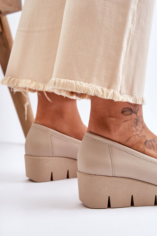   Mokasinai  smėlio spalvos Lemar Felicita