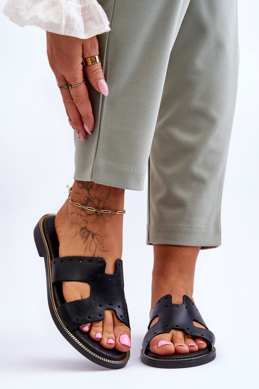 Zazoo 40326  Šlepetės  Juodos spalvos