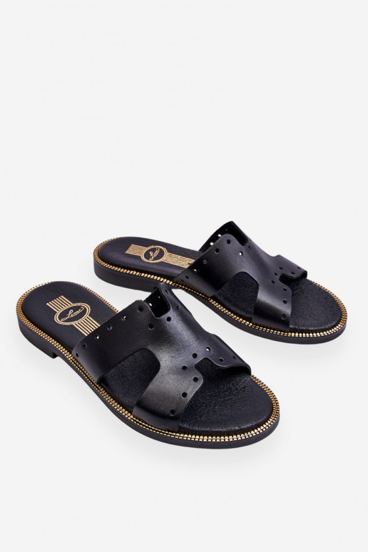 Zazoo 40326  Šlepetės  Juodos spalvos