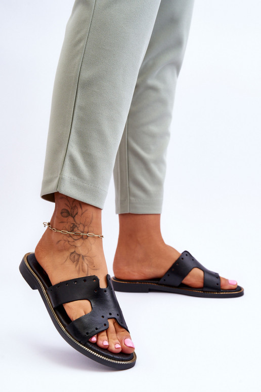 Zazoo 40326  Šlepetės  Juodos spalvos