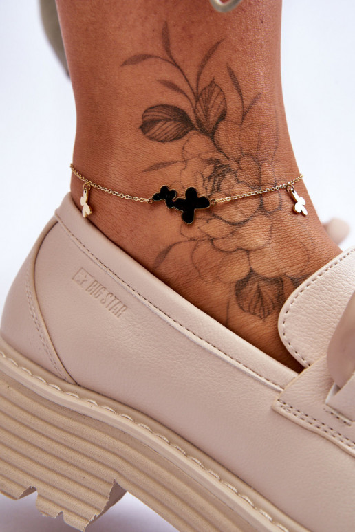   Mokasinai batai Big Star LL274581 smėlio spalvos