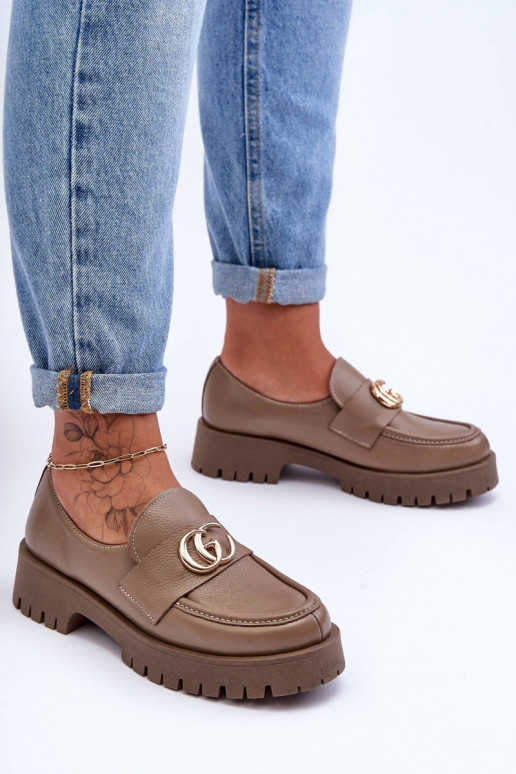 Batai su ornamentais smėlio spalvos Rosefalls