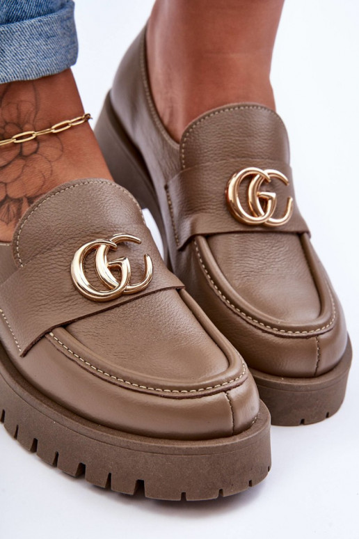 Batai su ornamentais smėlio spalvos Rosefalls