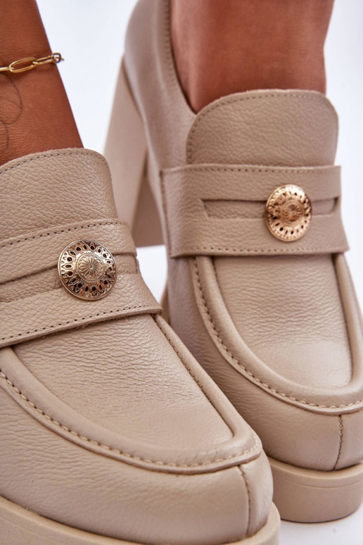   batai  su kulniukais smėlio spalvos Lemar Dunadia