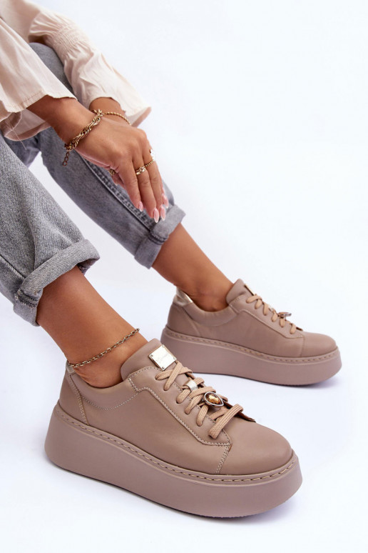   sportiniai bateliai su platforma  06191-04 smėlio spalvos