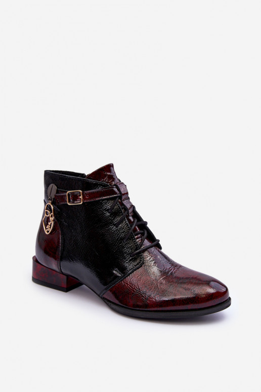 Moteriški aulinukai    5743A-23 bordo spalvos Moteriški aulinukai    5743A-23 bordo spalvos