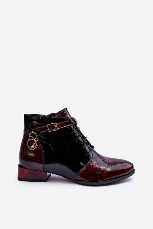 Moteriški aulinukai    5743A-23 bordo spalvos Moteriški aulinukai    5743A-23 bordo spalvos