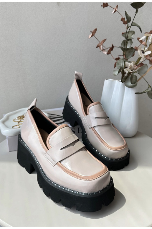    Mokasinai D&A MR870-32 smėlio spalvos