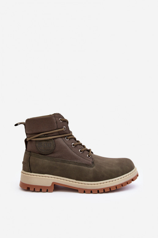  Aulinukai batai Memory Foam chaki spalvos Big Star KK174205