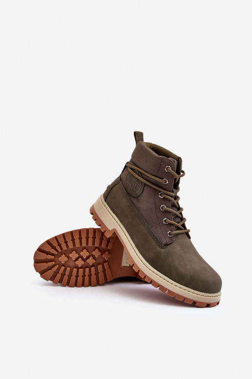  Aulinukai batai Memory Foam chaki spalvos Big Star KK174205