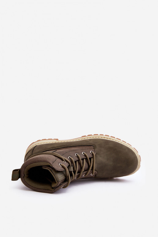  Aulinukai batai Memory Foam chaki spalvos Big Star KK174205