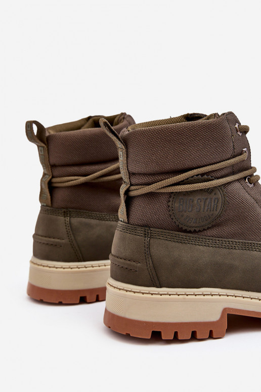  Aulinukai batai Memory Foam chaki spalvos Big Star KK174205