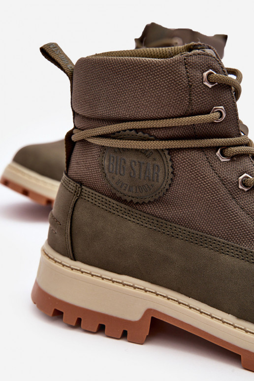  Aulinukai batai Memory Foam chaki spalvos Big Star KK174205