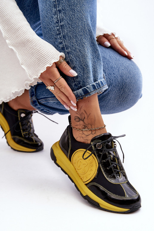  sportiniai bateliai    06295-01 Juodos ir-geltonos spalvos