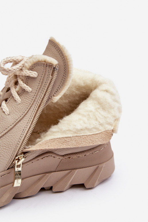 pašiltinti Aulinukai  su platforma smėlio spalvos Lemar Jevette