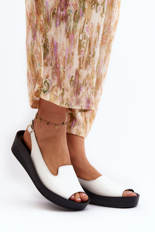 Zazoo 2893 Moteriškos basutės   na j Podeszwie baltos spalvos