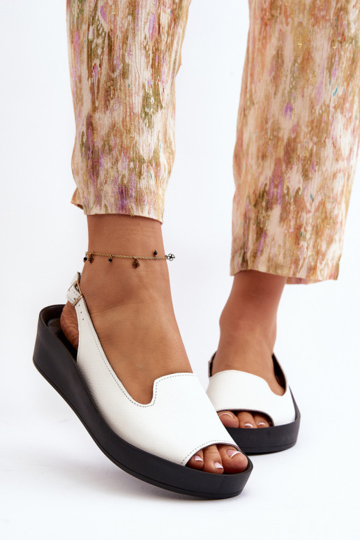 Zazoo 2893 Moteriškos basutės   na j Podeszwie baltos spalvos