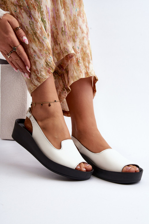 Zazoo 2893 Moteriškos basutės   na j Podeszwie baltos spalvos