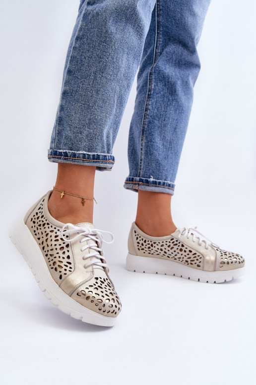 Zazoo 2821   batai  su aužūro elementais aukso spalvos