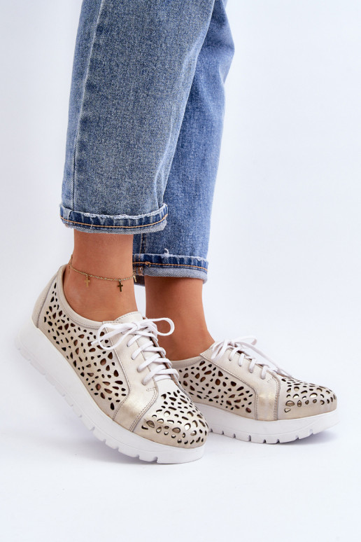 Zazoo 2821   batai  su aužūro elementais aukso spalvos