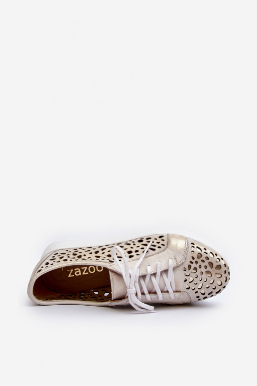 Zazoo 2821   batai  su aužūro elementais aukso spalvos