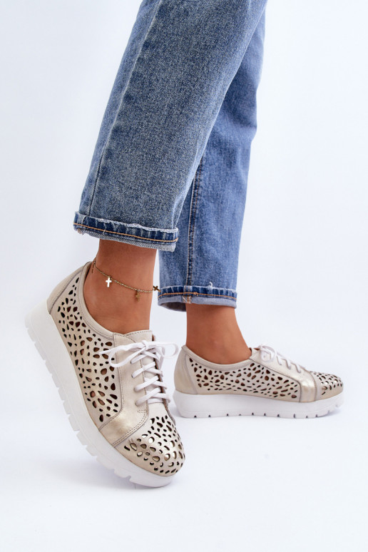 Zazoo 2821   batai  su aužūro elementais aukso spalvos