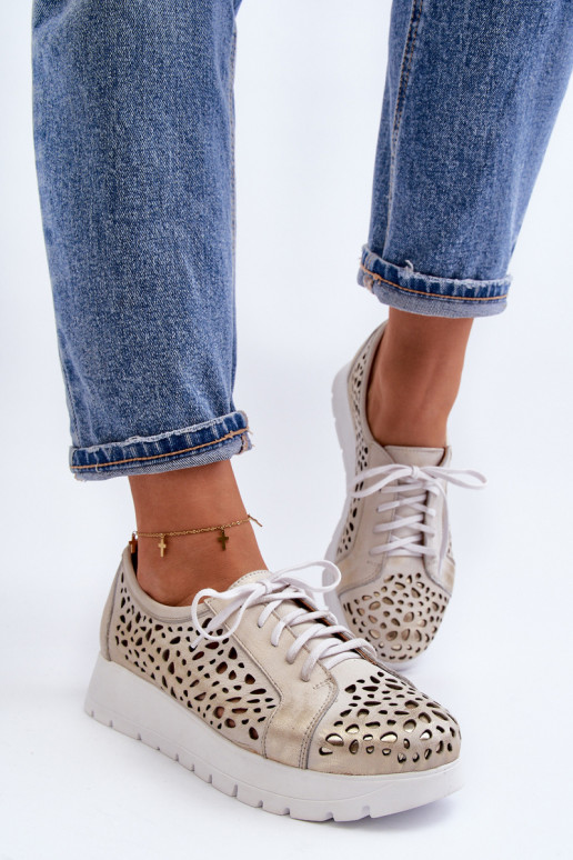 Zazoo 2821   batai  su aužūro elementais aukso spalvos