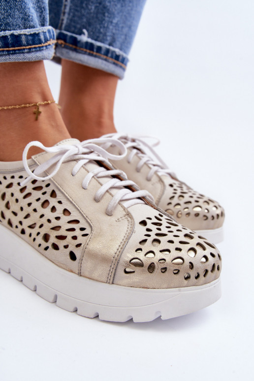 Zazoo 2821   batai  su aužūro elementais aukso spalvos