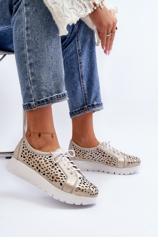 Zazoo 2821   batai  su aužūro elementais aukso spalvos