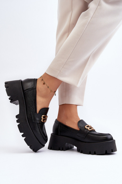 Zazoo 20164  Mokasinai  Juodos spalvos